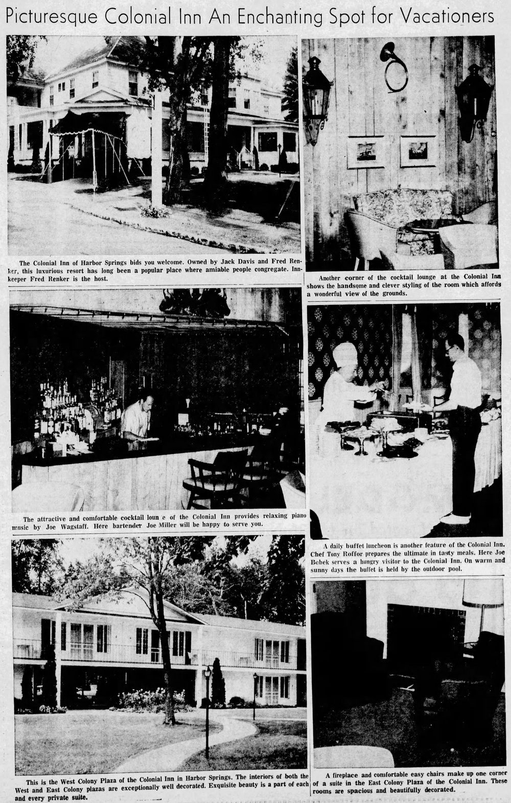 Colonial Inn - Sept 5 1961 Article (newer photo)